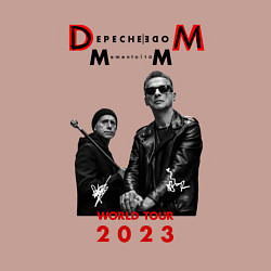 Свитшот хлопковый мужской Depeche Mode 2023 Memento Mori - Dave & Martin 03, цвет: пыльно-розовый — фото 2