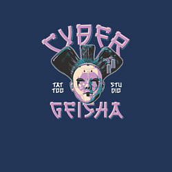 Свитшот хлопковый мужской Cyber geisha, цвет: тёмно-синий — фото 2