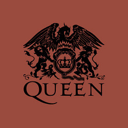 Свитшот хлопковый мужской Queen - logo, цвет: кирпичный — фото 2