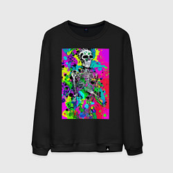 Мужской свитшот Funny skeleton - pop art