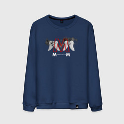 Свитшот хлопковый мужской Depeche Mode - Memento Mori Angels, цвет: тёмно-синий