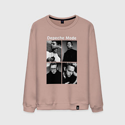 Свитшот хлопковый мужской Depeche Mode Violator 2, цвет: пыльно-розовый