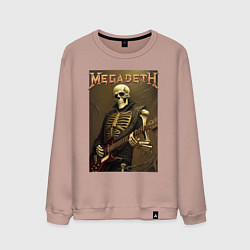 Мужской свитшот Megadeth - skeleton - heavy metal