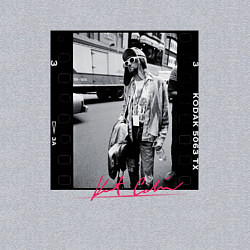 Свитшот хлопковый мужской Kurt Cobain - The Last Session, цвет: меланж — фото 2