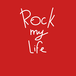 Свитшот хлопковый мужской Rock my life, цвет: красный — фото 2