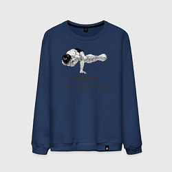 Свитшот хлопковый мужской Baki the grappler, цвет: тёмно-синий