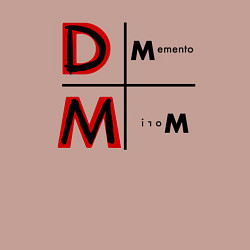 Свитшот хлопковый мужской Depeche Mode - Memento Mori Logo, цвет: пыльно-розовый — фото 2