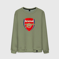 Свитшот хлопковый мужской Arsenal fc sport, цвет: авокадо