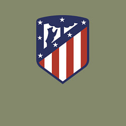 Свитшот хлопковый мужской Atletico Madrid FC, цвет: авокадо — фото 2