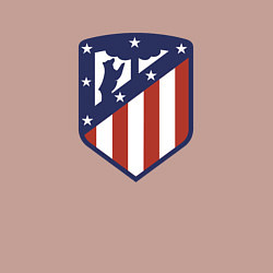 Свитшот хлопковый мужской Atletico Madrid FC, цвет: пыльно-розовый — фото 2