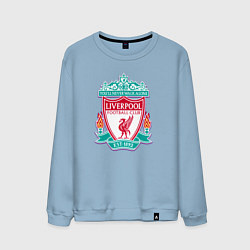 Свитшот хлопковый мужской Liverpool fc sport collection, цвет: мягкое небо