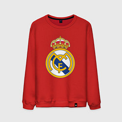 Свитшот хлопковый мужской Real madrid fc sport, цвет: красный