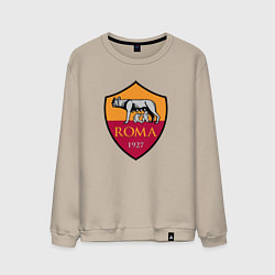 Свитшот хлопковый мужской Roma sport fc, цвет: миндальный