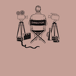 Свитшот хлопковый мужской Я режиссёр, цвет: пыльно-розовый — фото 2