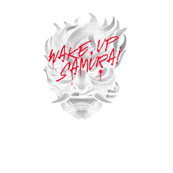 Свитшот хлопковый мужской Samurai wake up, цвет: белый — фото 2