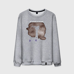 Свитшот хлопковый мужской Depeche Mode - Walking In My Shoes, цвет: меланж