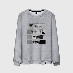 Свитшот хлопковый мужской Depeche Mode - Your World In My Eyes, цвет: меланж