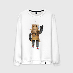 Мужской свитшот Roblox робот машет