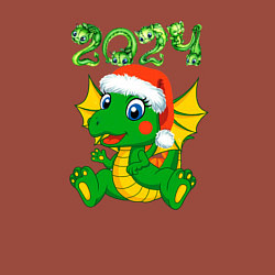 Свитшот хлопковый мужской Дракончик 20204, цвет: кирпичный — фото 2