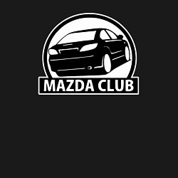 Свитшот хлопковый мужской Mazda club, цвет: черный — фото 2