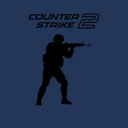 Свитшот хлопковый мужской Counter strike 2 classik, цвет: тёмно-синий — фото 2