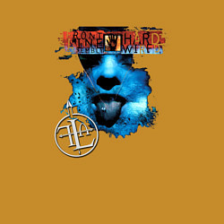 Свитшот хлопковый мужской Frontline Assembly - Hard Wired, цвет: горчичный — фото 2