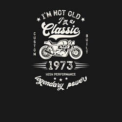 Свитшот хлопковый мужской Классика 1973, цвет: черный — фото 2