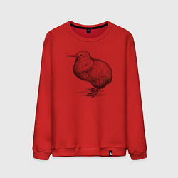 Мужской свитшот Птица киви сбоку