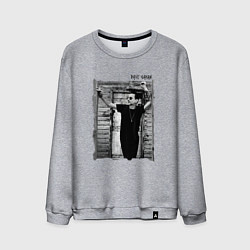 Свитшот хлопковый мужской Depeche Mode - Dave Gahan by Anton Corbijn, цвет: меланж