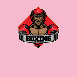 Свитшот хлопковый мужской Boxing style, цвет: светло-розовый — фото 2