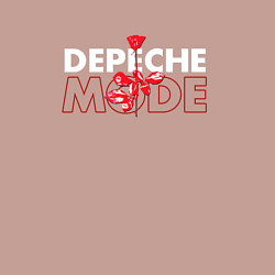 Свитшот хлопковый мужской Depeche Mode - Enjoy The Silence red rose, цвет: пыльно-розовый — фото 2