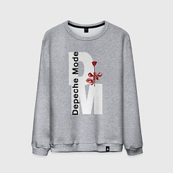 Свитшот хлопковый мужской Depeche Mode - Rose Violator mode, цвет: меланж