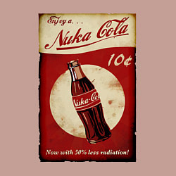 Свитшот хлопковый мужской Nuka cola price, цвет: пыльно-розовый — фото 2