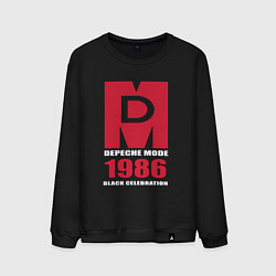 Свитшот хлопковый мужской Depeche Mode - Black Celebration album merch, цвет: черный