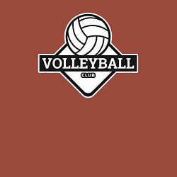 Свитшот хлопковый мужской Volleyball club, цвет: кирпичный — фото 2