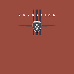 Свитшот хлопковый мужской VNV Nation - a futurepop band, цвет: кирпичный — фото 2