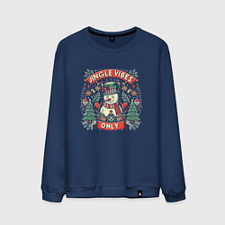 Мужской свитшот Новогодний снеговик