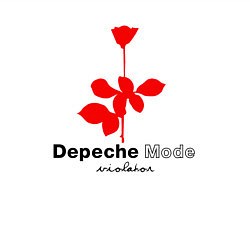 Свитшот хлопковый мужской Depeche Mode - Violator album logo, цвет: белый — фото 2