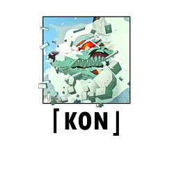 Свитшот хлопковый мужской Кон - призыв лиса, цвет: белый — фото 2