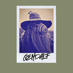 Свитшот хлопковый мужской Гэндальф, цвет: авокадо — фото 2