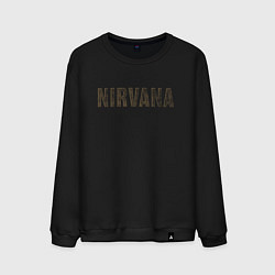 Мужской свитшот Nirvana grunge text