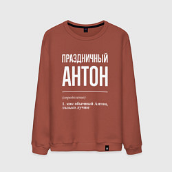 Мужской свитшот Праздничный Антон