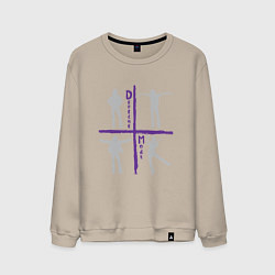 Свитшот хлопковый мужской Songs of Faith and Devotion Depeche Mode, цвет: миндальный