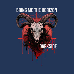 Свитшот хлопковый мужской Bring Me the Horizon - ram, цвет: тёмно-синий — фото 2