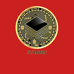 Свитшот хлопковый мужской STRATIS крипта, цвет: красный — фото 2