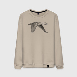 Мужской свитшот Гусь в полёте