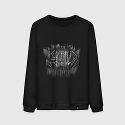 Мужской свитшот Slipknot in Black Metal Style
