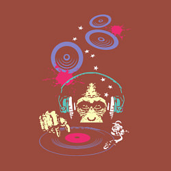 Свитшот хлопковый мужской Dj monkey, цвет: кирпичный — фото 2