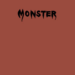 Свитшот хлопковый мужской Monster black, цвет: кирпичный — фото 2