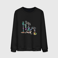 Мужской свитшот Стеклянные колбочки